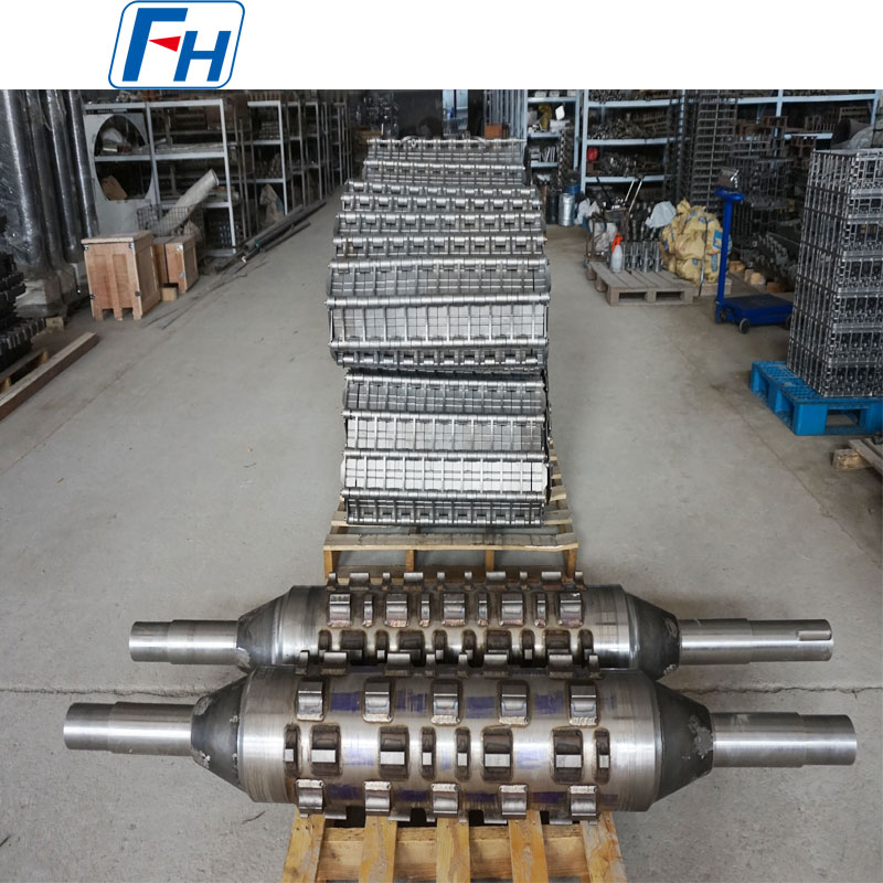 Rodillo impulsor combinado del molde del horno del tratamiento térmico con la correa del vínculo del molde para el transporte del objeto