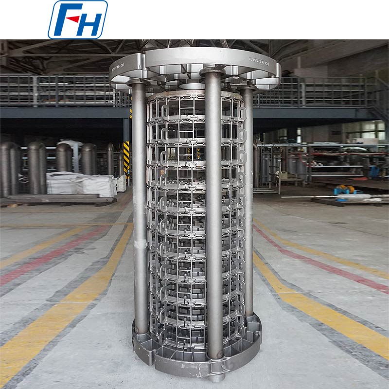 FH® 2.4879 Cestas de carga y accesorios para tratamiento térmico para hornos tipo pozo AICHELIN