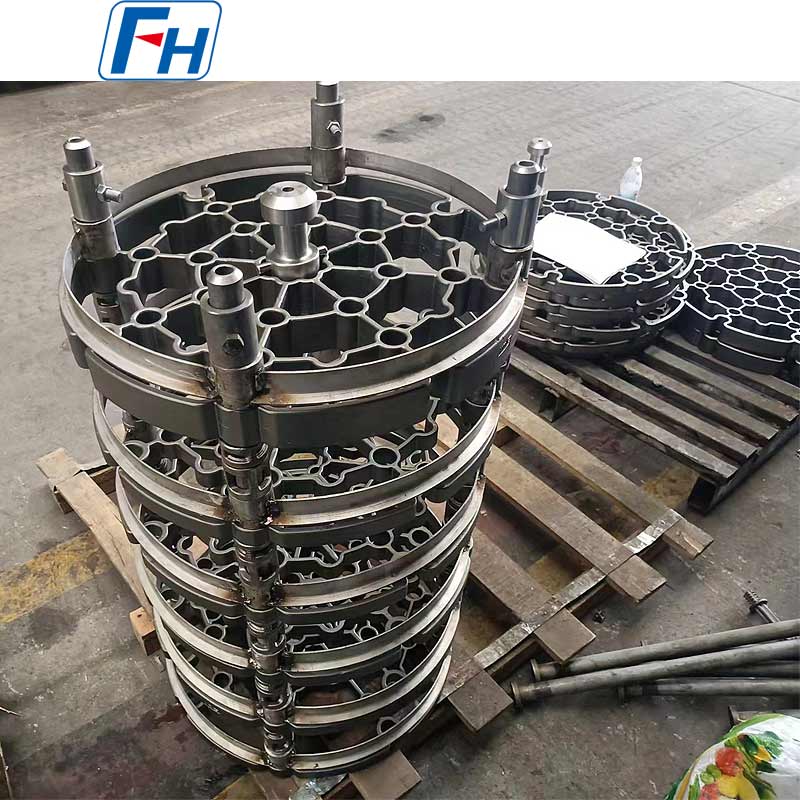 Accesorios para hornos tipo pozo de acero resistente al calor FH® 1.4849 (ZG40Cr19Ni39Nb), máx. 1150 °C, anticarburación