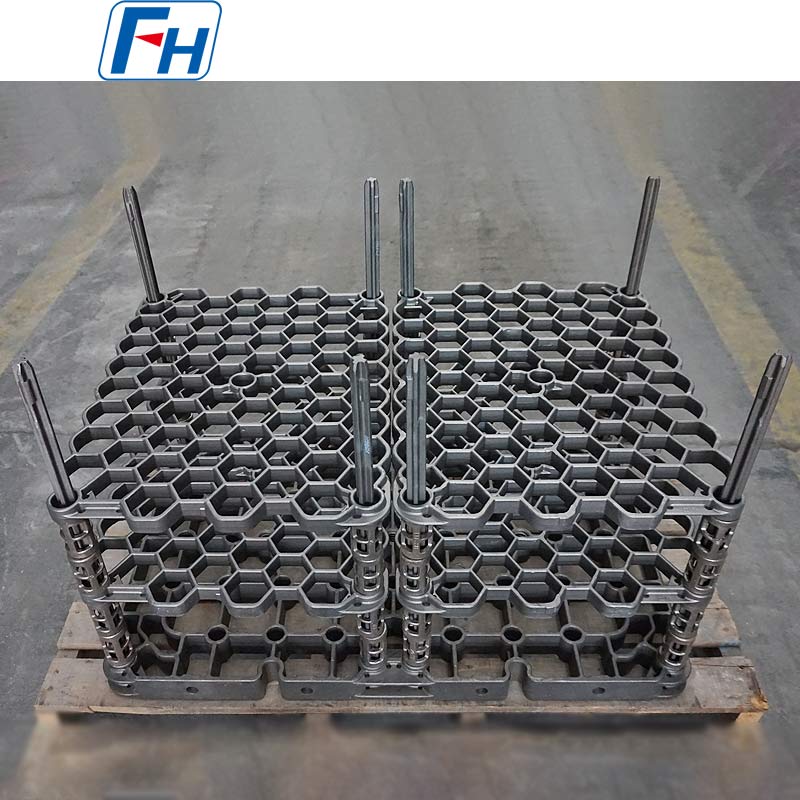 Accesorios para hornos de vacío FH® 1.4848: herramientas de precisión para tratamiento térmico