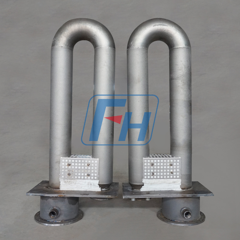 Tubos radiantes en U para horno de correa de malla