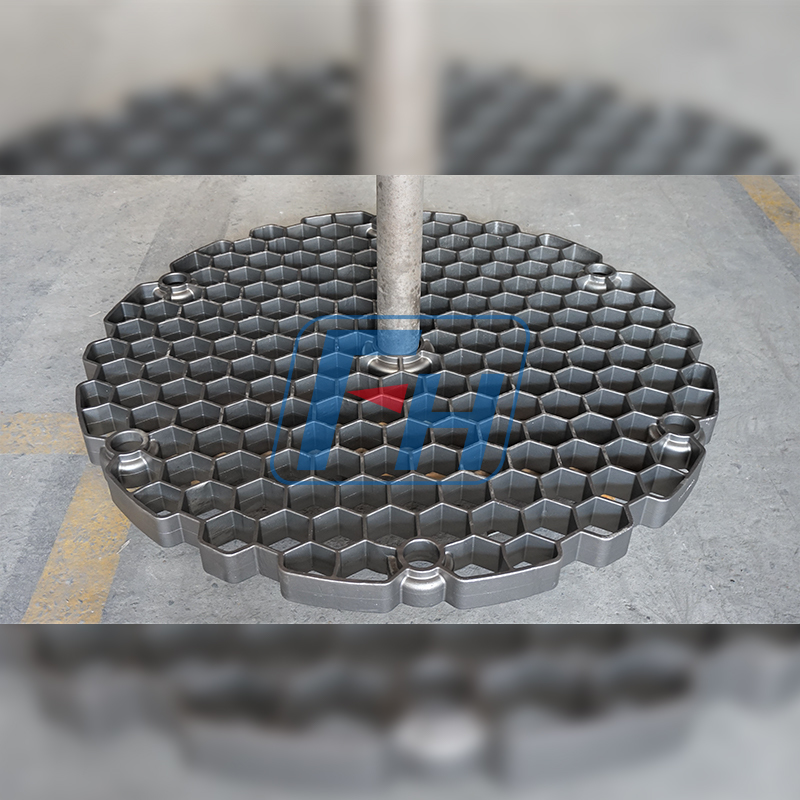 Bandeja base de tratamiento térmico para horno de pozo