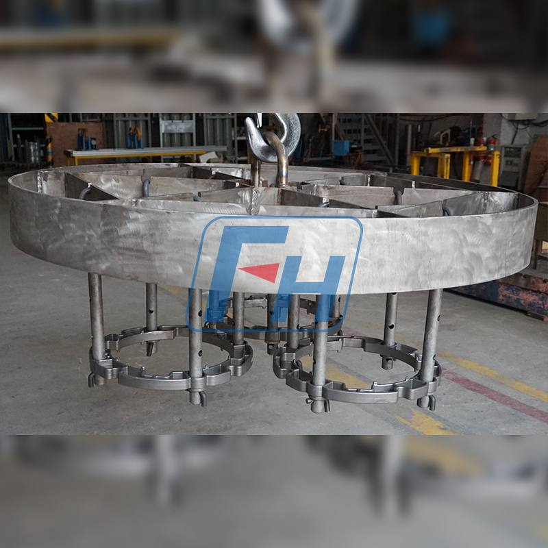 Accesorios de tratamiento térmico personalizados para hornos de pozo