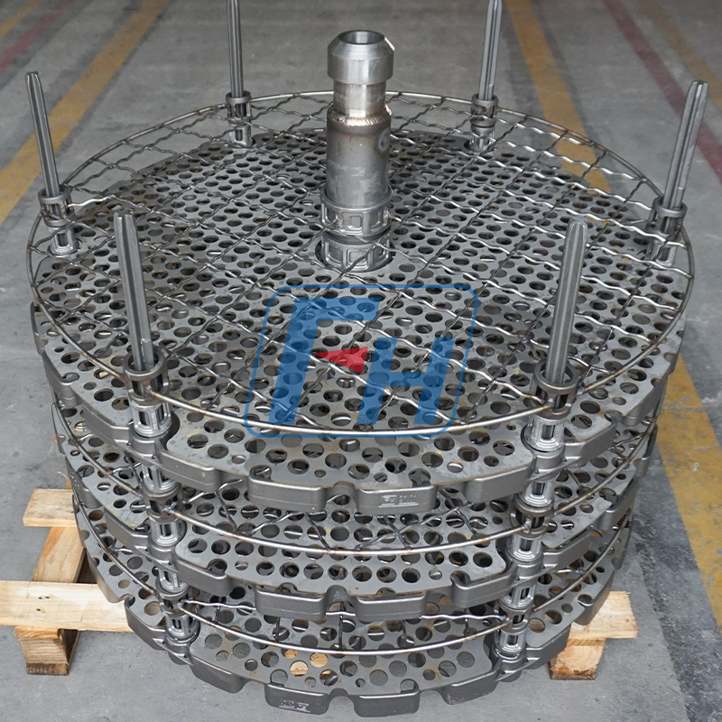 Accesorios de tratamiento térmico de 1375 mm para diámetro de horno de pozo.